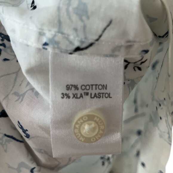 Murano Men’s Long Sleeve Button Down Shirt – Size L – Abstract Floral Print – Mo - Picture 8 of 8